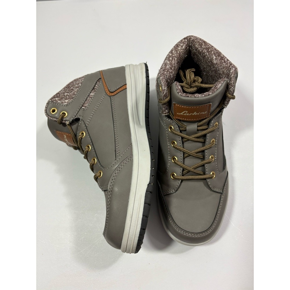 Larkins Womens 24.0 High Top Sneakers Waterproof Hiking Trail Boot US Womens 7.5